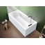 Riho Rethink Cubic Plug & Play Wanna prostokątna 160x70 cm z napełnieniem przez przelew biała B104025005 - zdjęcie 2