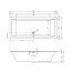 Riho Rethink Cubic Plug&Play Wanna prostokątna narożna 200x90 cm lewa z Riho Fall biała B110023005  - zdjęcie 2
