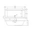 Riho Rethink Cubic Plug&Play Wanna prostokątna narożna 160x70 cm prawa z Riho Fall biała B104022005 - zdjęcie 2