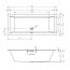 Riho Rethink Cubic Plug&Play Wanna prostokątna narożna 190x80 cm prawa z Riho Fall biała B108022005 - zdjęcie 2