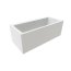 Riho Rethink Cubic Wall Plug&Play Back2Wall Wanna prostokątna 180x80 cm biała B160023005 - zdjęcie 3