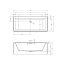 Riho Rethink Cubic Wall Plug&Play Back2Wall Wanna prostokątna 180x80 cm biała B160023005 - zdjęcie 2