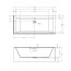 Riho Rethink Cubic Wall Plug & Play Wanna narożna 180x80 cm + obudowa + nóżki lewa biały połysk B160020005 - zdjęcie 3