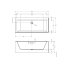 Riho Rethink Cubic Wall Plug & Play Wanna narożna 180x80 cm + obudowa + nóżki prawa biały połysk B160019005 - zdjęcie 3