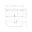 Riho Rethink Cubic Wall Wanna prostokątna 180x80 cm biały mat B160001105 - zdjęcie 2