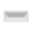 Riho Rethink Cubic Wall Wanna prostokątna 180x80 cm z napełnianiem przez przelew biały mat B160002105 - zdjęcie 1