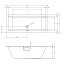 Riho Rethink Cubic Wanna prostokątna 160x70 cm biały połysk B104001005 - zdjęcie 3