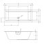 Riho Rethink Cubic Wanna prostokątna 160x70 cm z napełnianiem przez przelew biały mat B104013105 - zdjęcie 3