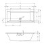 Riho Rethink Cubic Wanna prostokątna 170x75 cm z napełnianiem przez przelew biały połysk B105013005 - zdjęcie 2