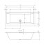 Riho Rethink Cubic Wanna prostokątna 180x80 cm biały połysk B106001005 - zdjęcie 3