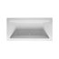 Riho Rethink Cubic Wanna prostokątna 180x80 cm z napełnianiem przez przelew biały mat B106013105 - zdjęcie 1