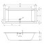 Riho Rethink Cubic Wanna prostokątna 190x90 cm biały połysk B109001005 - zdjęcie 3