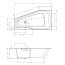 Riho Rethink Space Wanna narożna asymetryczna 170x90 cm prawa biały połysk B113001005 - zdjęcie 3