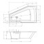 Riho Rethink Space Wanna narożna asymetryczna 180x110 cm prawa biały połysk B115001005 - zdjęcie 3