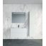 Riho Spring Dew Umywalka meblowa podwójna 120,5x46 cm biały mat W003005105 - zdjęcie 4