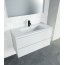 Riho Spring Dew Umywalka meblowa podwójna 120,5x46 cm biały mat W003005105 - zdjęcie 3