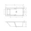 Riho Still Shower LED Wanna prostokątna 180x80 cm z oświetleniem LED biała B103004005 - zdjęcie 3