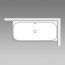 Riho Still Shower LED Wanna prostokątna 180x80 cm z oświetleniem LED biała B103004005 - zdjęcie 4