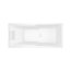 Riho Still Shower LED Wanna prostokątna 180x80 cm z napełnianiem przez przelew z oświetleniem LED zagłówek po lewej stronie biała B103015005 - zdjęcie 1
