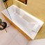 Riho Still Shower LED Wanna prostokątna 180x80 cm z napełnianiem przez przelew z oświetleniem LED zagłówek po prawej stronie biała B103014005 - zdjęcie 2