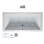 Riho Still Shower Wanna prostokątna z systemem hydromasażu AIR prawa 180x80 cm z sekcją prysznicową, akrylowa, biała BR05/B103005005 - zdjęcie 2