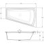 Riho Still Smart LED Wanna narożna asymetryczna 170x110 cm z oświetleniem LED lewa biała B102003005 - zdjęcie 3