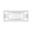 Riho Still Square LED Wanna prostokątna 170x75 cm z napełnianiem przez przelew z oświetleniem LED zagłówki po obydwu stronach biała B100035005 - zdjęcie 1