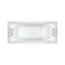 Riho Still Square LED Wanna prostokątna 180x80 cm z napełnianianiem przez przelew z oświetleniem LED zagłówki po obydwu stronach biała B099035005 - zdjęcie 1