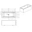 Riho Still Square Plug & Play Wanna prostokątna 180x80 cm z napełnianianiem przez przelew + obudowa + nóżki biała B099064005 - zdjęcie 4