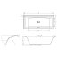 Riho Still Square Wanna prostokątna z hydromasażem JOY lewa 180x80 cm biała BR01005J1MH1145/B099025005 - zdjęcie 3