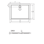 Riho Zurich Brodzik prostokątny 150x80x4,5 cm, biały D001017005 - zdjęcie 3