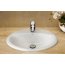 Roca Victoria Umywalka wpuszczana w blat 56x47,5x19 cm z powłoką MaxiClean, biała A32786500M - zdjęcie 6