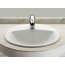 Roca Victoria Umywalka wpuszczana w blat 56x47,5x19 cm z powłoką MaxiClean, biała A32786500M - zdjęcie 5