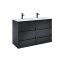 Roca Alpine Szafka podumywalkowa 58,5x45,2x74 cm czarny mat A857866532 - zdjęcie 4