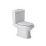 Roca America Toaleta WC kompaktowa 40,5x70,5x77,5 cm odpływ podwójny z powłoką MaxiClean, biała A34249700M - zdjęcie 1