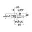Roca Aqua Zawór kątowy 1/2x3/8" chrom A525164400 - zdjęcie 2