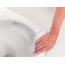 Roca Avant Zestaw Toaleta WC podwieszana 56,5x36,5 cm Rimless Vortex bez kołnierza ze zintegrowanym zbiornikiem In-Tank spłukiwanie wirowe + deska wolnoopadająca biały z powłoką Supraglaze A80336NS0H - zdjęcie 18