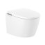 Roca Avant Zestaw Toaleta WC podwieszana 56,5x36,5 cm Rimless Vortex bez kołnierza ze zintegrowanym zbiornikiem In-Tank spłukiwanie wirowe + deska wolnoopadająca biały z powłoką Supraglaze A80336NS0H - zdjęcie 1