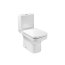 Roca Dama-N Toaleta WC kompaktowa 36,5x66x76 cm odpływ poziomy z powłoką MaxiClean, biała A34278700M - zdjęcie 1