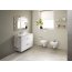 Roca Debba Toaleta WC podwieszana 35,5x54x40 cm, biała A346997000 - zdjęcie 6