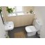 Roca Debba Toaleta WC kompaktowa 35,5x65,5x76 cm odpływ pionowy, biała A342998000 - zdjęcie 5