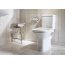 Roca Debba Toaleta WC kompaktowa 35,5x65,5x76 cm odpływ pionowy, biała A342998000 - zdjęcie 2