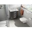 Roca Debba Toaleta WC podwieszana 35,5x54x40 cm bez kołnierza, biała A34699L000 - zdjęcie 8