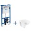 Roca Debba Toaleta WC podwieszana 35,5x54x40 cm ze stelażem, biała A89009000E - zdjęcie 1