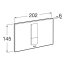 Roca Duplo S Przycisk WC PS4 czarny mat A890221306 - zdjęcie 2