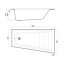 Roca Easy Wanna narożna z hydromasażem 160x90 cm prawa biała A24T295000 - zdjęcie 2