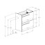 Roca Ella Compacto Szafka podumywalkowa 58,5x34,6x63,5 cm czarny mat A857778532 - zdjęcie 3