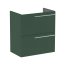 Roca Ella Compacto Szafka podumywalkowa 58,5x34,6x63,5 cm zielony mat A857778534 - zdjęcie 1