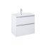 Roca Gap Pro Compact Slim Zestaw Umywalka meblowa 70,5x38 cm z szafką podumywalkową biały połysk/biały A852068806 - zdjęcie 1