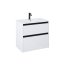 Roca Gap Pro Compact Slim Zestaw Umywalka meblowa 70,5x38 cm z szafką podumywalkową biały połysk/biały A852068806 - zdjęcie 2